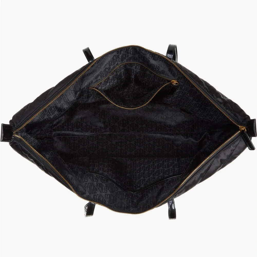 Kurt Geiger London Union Jack Large Shopper Tote Bag in Black - NWT - Picture 5 of 6